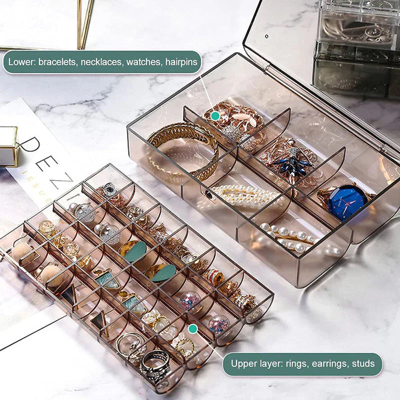 2 Layer Acrylic Jewelry Box