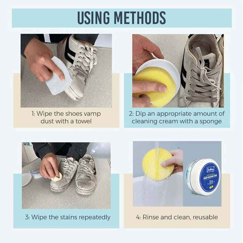 Shoe Whitening Cleaning Scrub [Free Shipping]