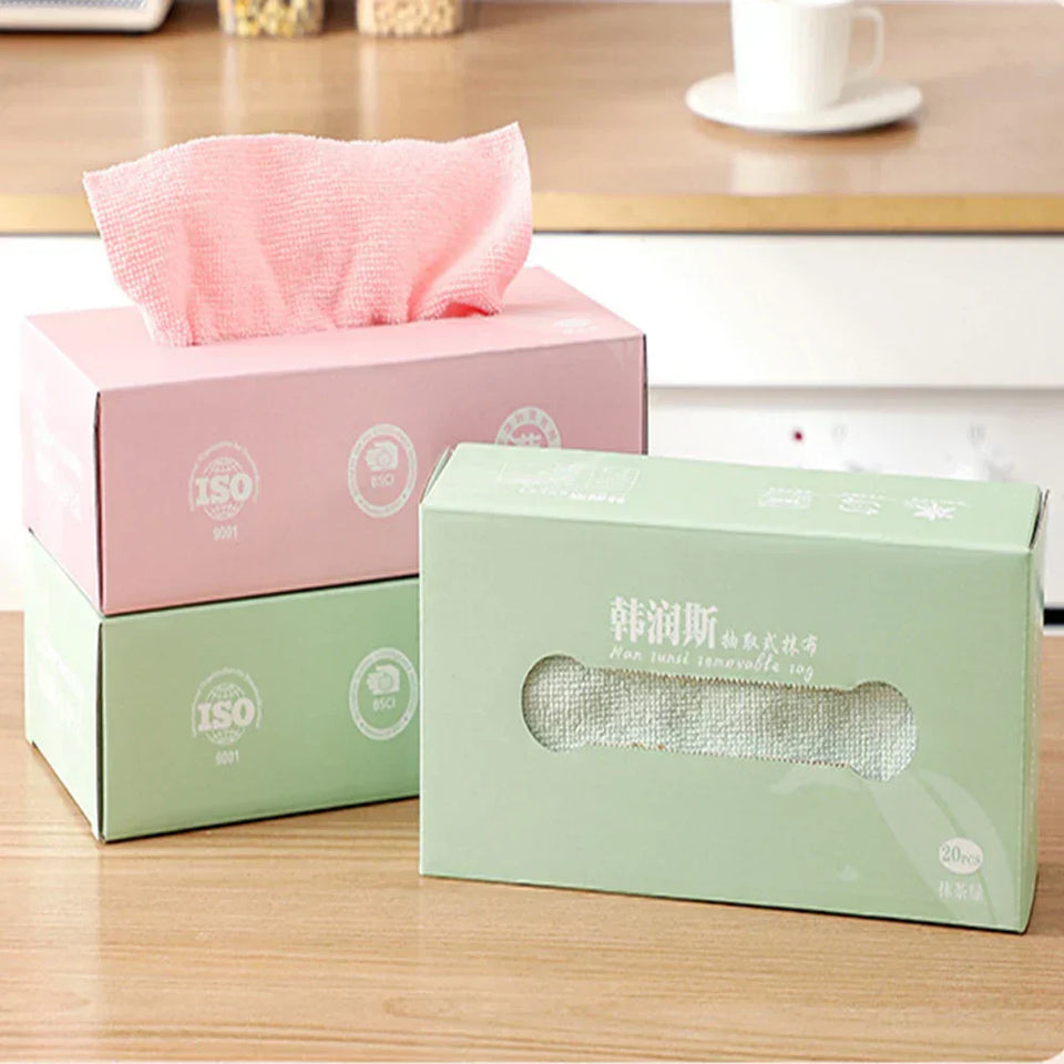 20 Pcs Reusable Wipes