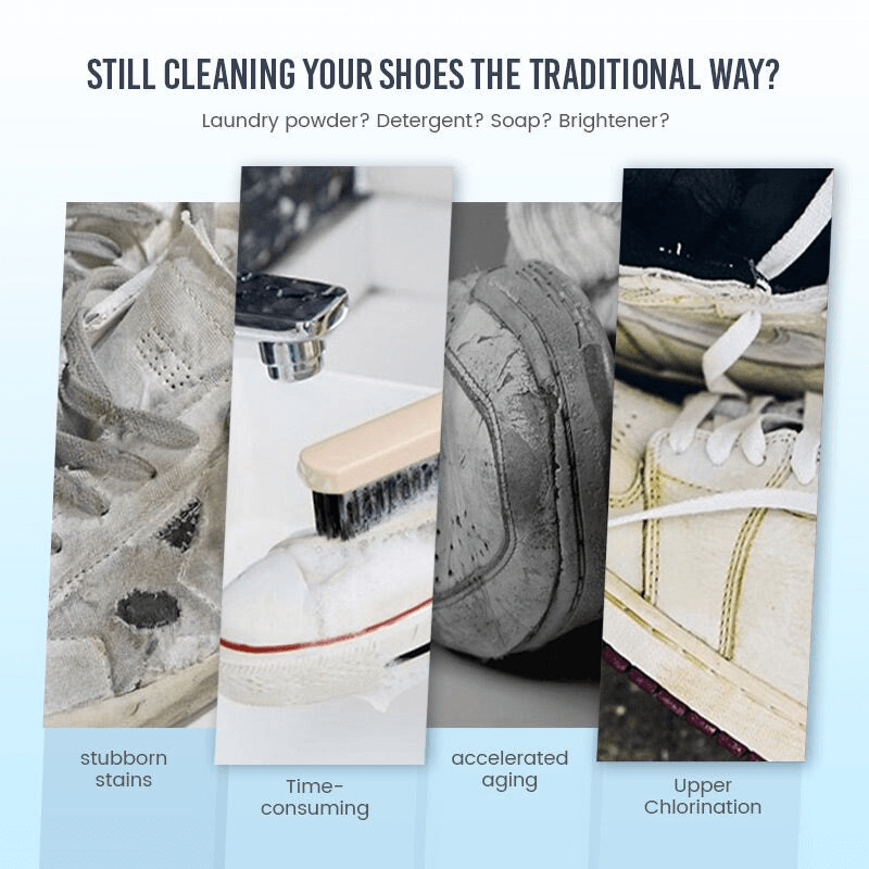 Shoe Whitening Cleaning Scrub [Free Shipping]
