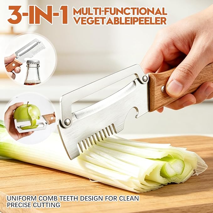 (BUY 1- Get 1 free) Premium Quality Vegetable Peeler & Cutter - Stainless steel