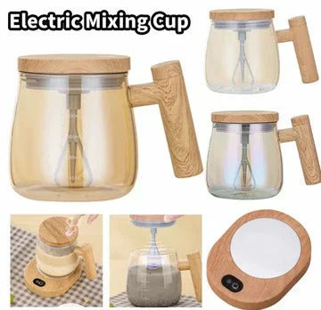 400ml Electric Mixing Cup, Automatic Portable Glass Cup Blender
