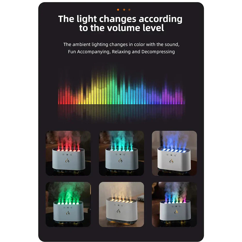 Ultrasonic Humidifier with LED Light
