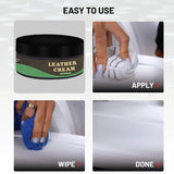 Multipurpose Leather wax with Free Sponge