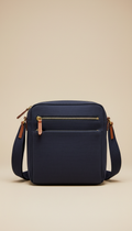 Urban crossbody bag in navy nylon