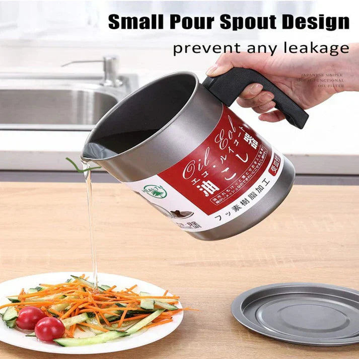 Stainless Steel Oil Strainer Pot