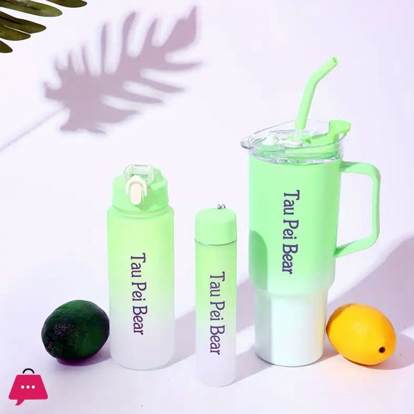 Pack of 3 Tumbler Water Bottles (Random Colour)