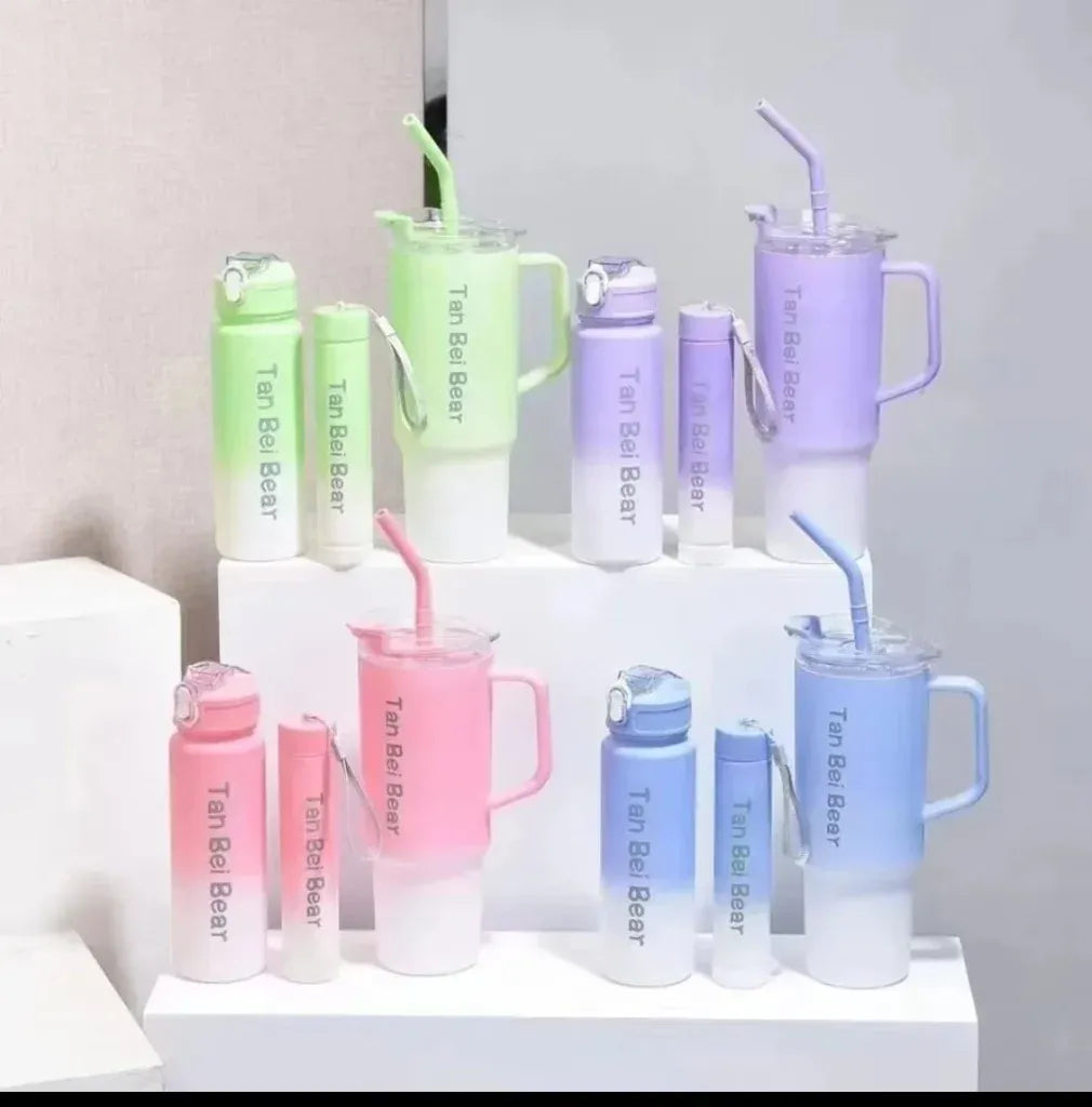 Pack of 3 Tumbler Water Bottles (Random Colour)