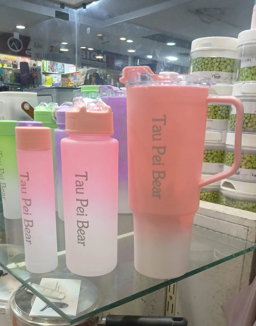 Pack of 3 Tumbler Water Bottles (Random Colour)