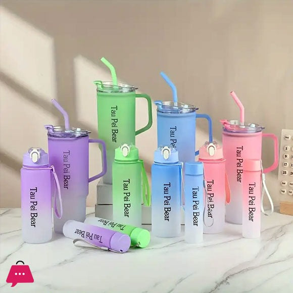 Pack of 3 Tumbler Water Bottles (Random Colour)