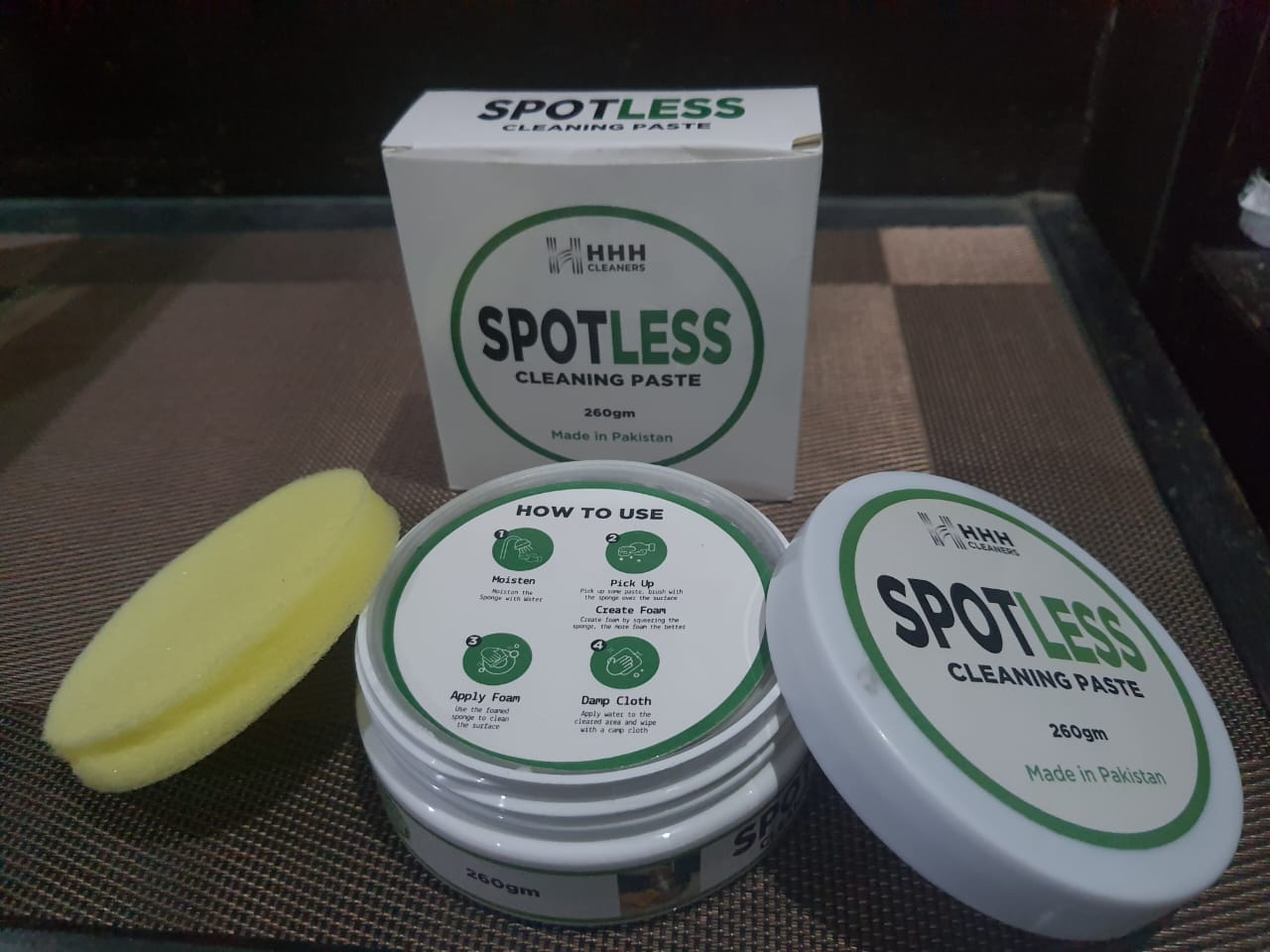 Shoe cleaning cream