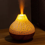 USB Small Volcano Air Humidifier With Colorful Night Lights
